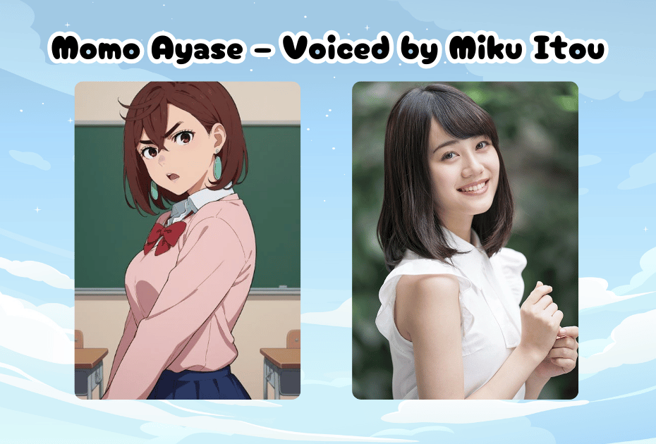 Momo Ayase – Voiced by Miku Itou